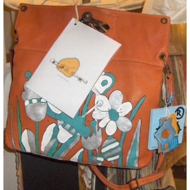 Borsa Pelle Senape Inverno ZOO